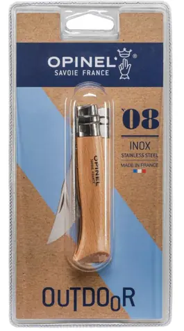 Opinel 405 VRI N°08 Inox 8,5 cm Buche / Taschenmesser