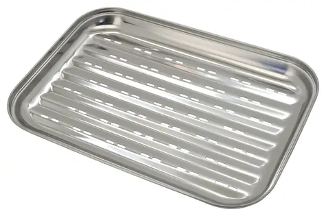 Cattara Edelstahl Grillschale 34 x 24 cm / Restposten