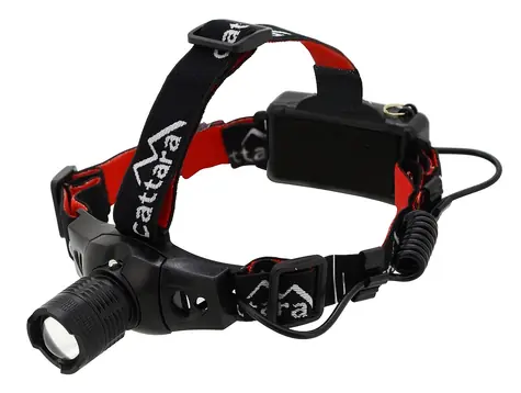 Cattara LED-Stirnlampe 180lm ZOOM schwarz / CREE XP-E 3 W / 3x 1,5 V AAA / IP44 / im Angebot