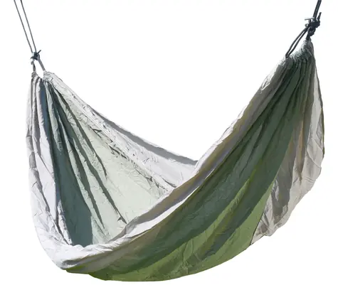 Cattara Hängematte NYLON 275x137cm grün-braun