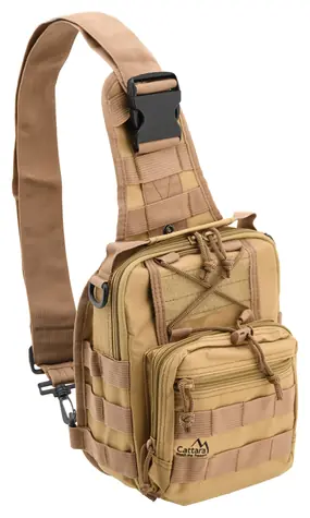 Cattara Schulterrucksack 10l ARMY / 20 x 26 x 14 cm / 7x Taschen