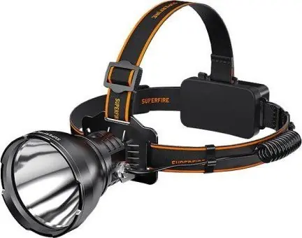 Superfire HL60 Stirnlampe schwarz / 2300lm / USB-C