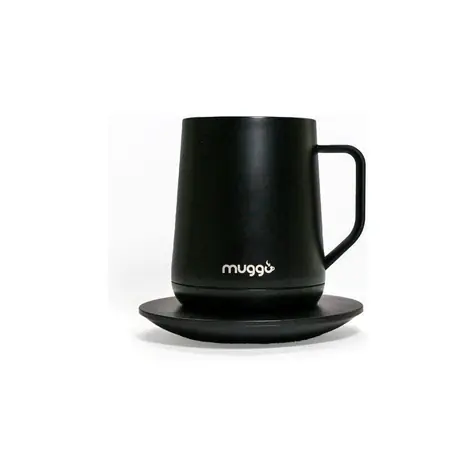 Muggo Mug Smart Mug 320 ml schwarz / einstellbare Temperatur 45 - 62,5°C / LED-Anzeige