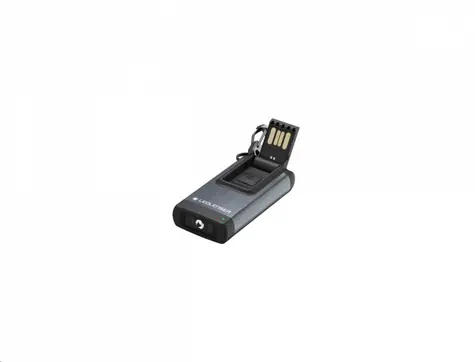 Ledlenser K4R Taschenlampe grau / USB-Aufladung / Nachleuchten 30 m