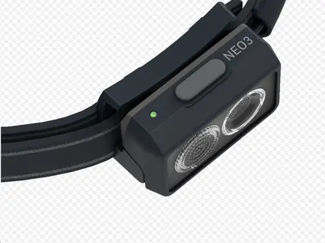 Ledlenser NEO 3 Stirnlampe schwarz-grau / 400/200/100/20 lm / IP54 / 3x AAA