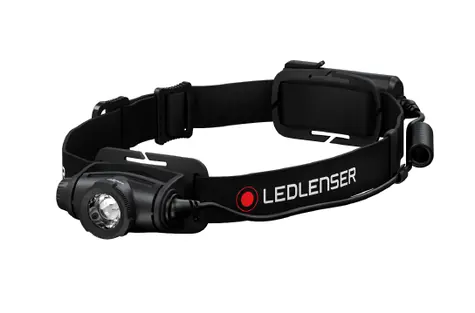 Ledlenser H5 CORE Stirnlampe schwarz / 350/200/15 lm / IP67 / 1x AA