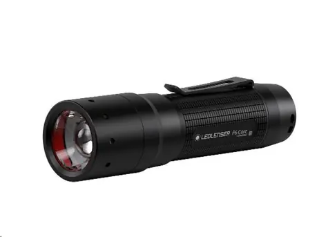 Ledlenser P6 CORE LED-Handtaschenlampe schwarz / 300/25 lm / IP54 / 3x AAA
