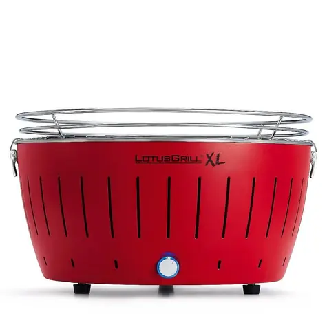 LotusGrill G435 U rot / Holzkohlegrill / Rostdurchmesser 40,5 cm