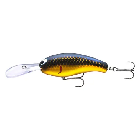 Daiwa Wobbler Prorex Fuku Hayate Crank 5,5cm 7g Schwarz Gold