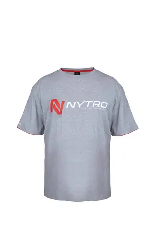 Nytro Hellmeliertes Graues T-Shirt M