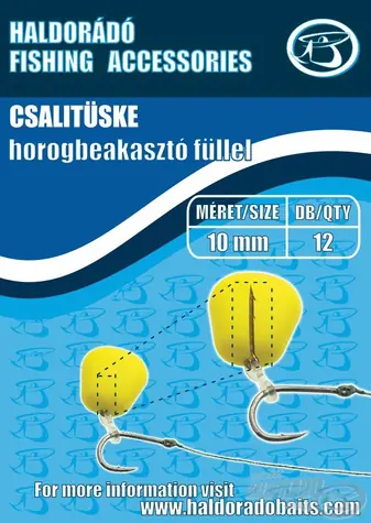 Haldorado Köderwiderhaken mit Gummiring 15mm 12St