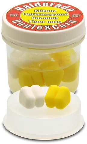 Haldorado Künstlicher Mais DupleXCorn 8 Stück 10mm Kokosnuss/Tigernuss