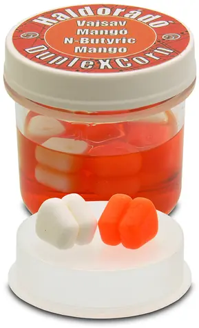 Haldorado Künstlicher Mais DupleXCorn 8 Stück 10mm Buttersäure/Mango