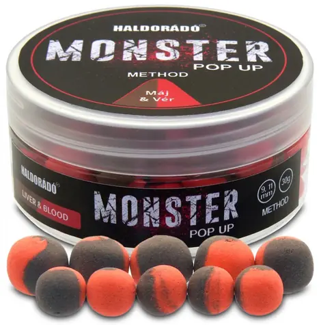 Haldorado Pop- UP Method Monster 30g 9+11mm Bloody Liver