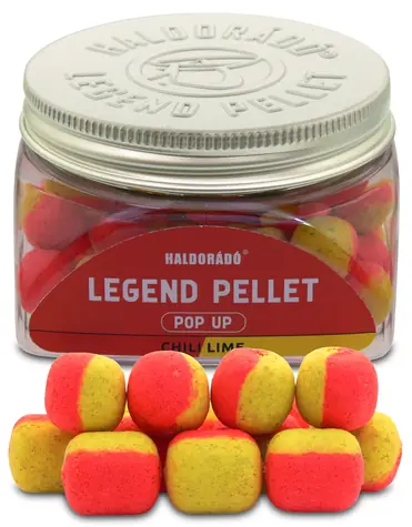 Haldorado Pellets Legend Pellet Pop- UP 50g 12+16mm Chili/Limette