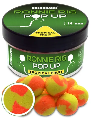 Haldorado Pop- UP Ronnie Rig 30g 14mm Tropische Früchte