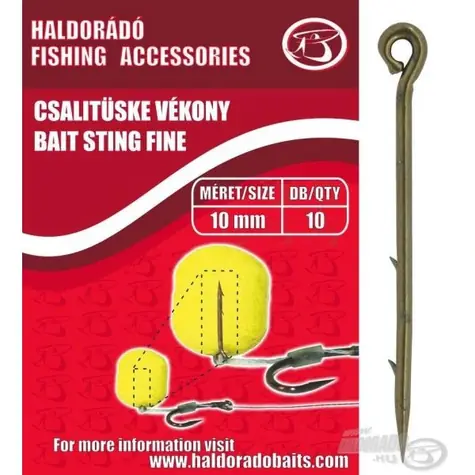 Haldorado Köderwiderhaken Fein 10mm 10 Stk