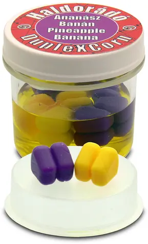 Haldorado Künstlicher Mais DupleXCorn 8 Stück 10mm Ananas/Banane