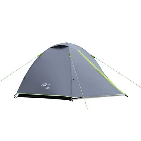NILS Camp NC6004 Explorer grau / Campingzelt / für 3 Personen / 110 x 150 x 60 cm / Wassersäule: 2000 mm