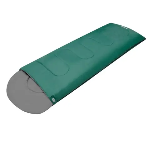 NILS Camp NC2105 grün / Verlängerter Schlafsack / 180+30 cm x 70 cm / 25 °C 