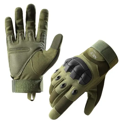 NILS Camp NC1798 grüne taktische Handschuhe, Größe L 