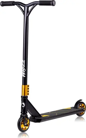 Lionelo Scooter Whizz Schwarz Carbon Gelb / Tragfähigkeit 100 kg