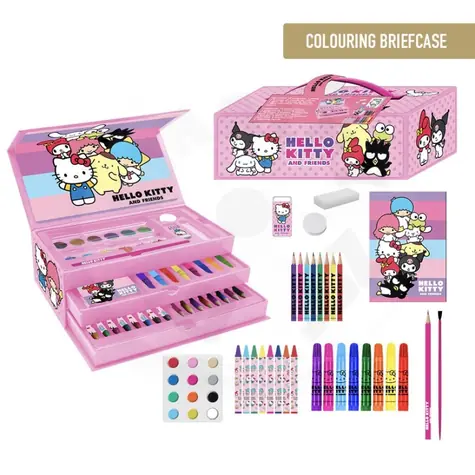 Cerdá Mal- und Schreibwarenset Hello Kitty - Künstlerbedarf-Set