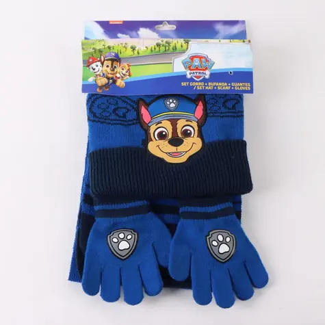 Cerdá Paw Patrol Winterset für Kinder (Mütze, Schal und Handschuhe) 