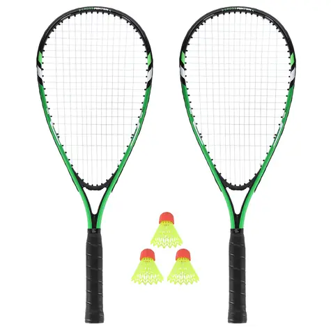 NILS NRS001 Crossminton-Set grün