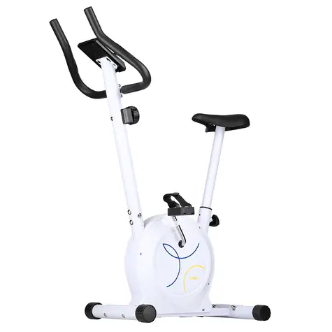 One Fitness RM8740 Magnetisches Heimtrainer-Fahrrad weiß