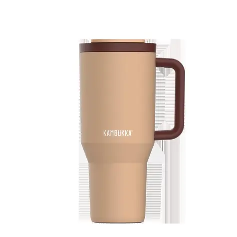 Kambukka Thermobecher Rio Tumbler 950 ml Mandeltraum / 0,9 l / Edelstahl 