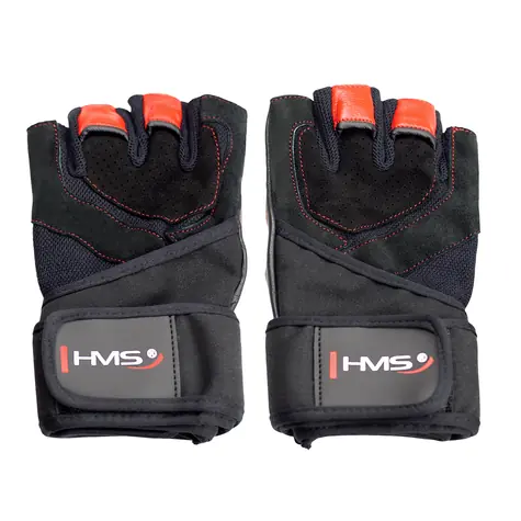 HMS Fitnesshandschuhe, rot, RST01, Größe L