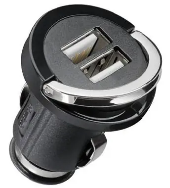 Cabstone Power 12-24 V Autoadapter auf 2 x USB 2,1 A mit niedrigem Profil