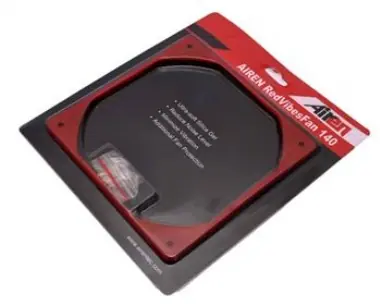 Airen RedVibes FAN 140 Antivibrationspad für 140-mm-Lüfter / rot