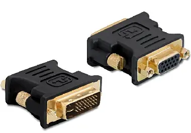 DeLock Adapter VGA 15pin Buchse > DVI 24+5 Stecker