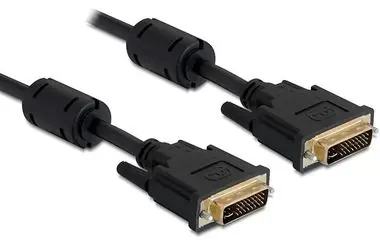 DeLock Anschlusskabel DVI-I 24+5 Stecker/Stecker, 3M