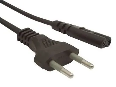 Gembird Netzkabel 2pin Schuko / 1,8m