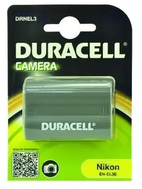 Duracell Akku - DRNEL3 für Nikon EN-EL3 / schwarz / 1400 mAh / 7,4 V