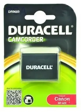 Duracell Akku - DR9689 für Canon BP-808 / schwarz / 850 mAh / 7,4V