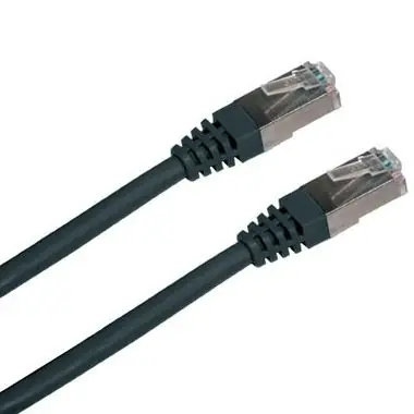 DATACOM Patchkabel FTP CAT5E 1m schwarz
