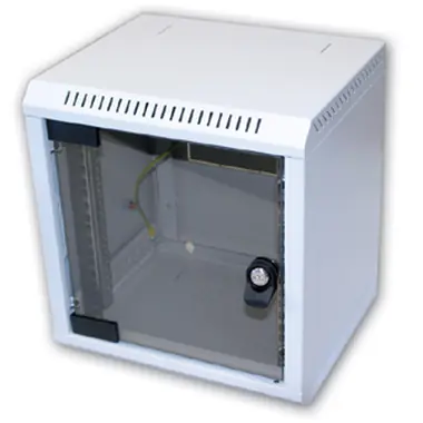 Triton 10" einteiliger Schrank 9HE/260mm / Ganzglastür