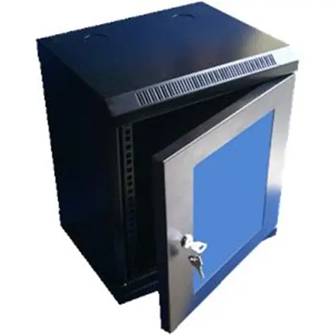 DATACOM 10" Rack einteilig 12U 280 schwarz / Glastür