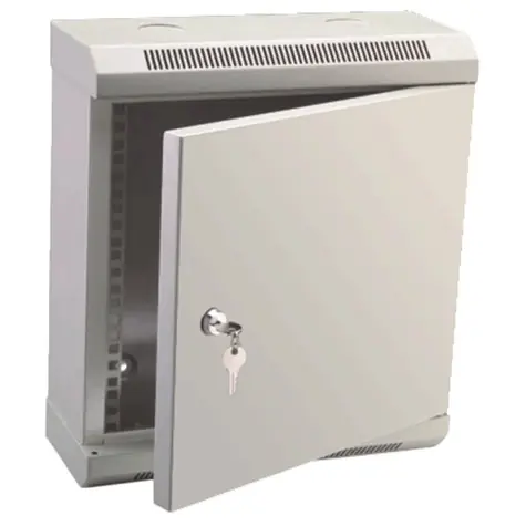 DATACOM 10" einteiliges Rack 4U 140 (Metalltür) grau