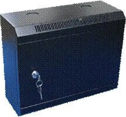 DATACOM 10" Rack einteilig 6U 140 schwarz / Metalltür