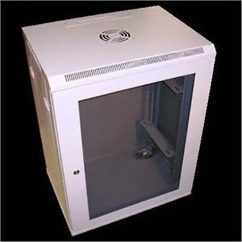 DATACOM 19" einteiliger Schrank 12HE / Höhe 450mm