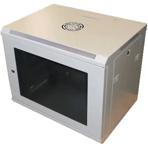 DATACOM 19" 9HE einteiliger Schrank / Höhe 450mm