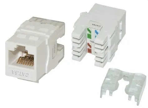 Masterlan Keystone UTP Cat 6 - weiß / selbstschneidend