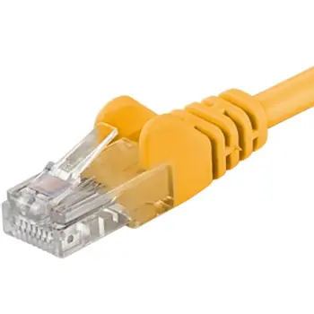 PremiumCord UTP CAT6 1,5m / Patchkabel / RJ45-RJ45 / gelb
