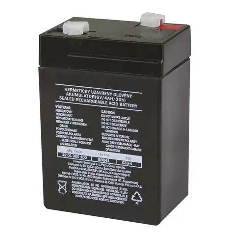 Emos Batterie SLA 6V - 4 Ah / Faston 4,8 (187) / VRLA