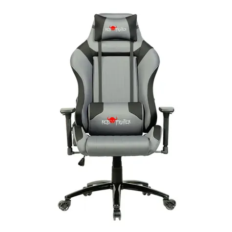 Red Fighter C3 Gamingstuhl grau / Stoffbezug / abnehmbare Kissen / Belastbarkeit 150kg